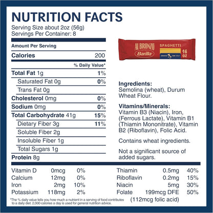 Barilla_Al_Bronzo_Spaghetti_Pasta_(1_lb),_Bronze_Cut_Pasta_Created_from_High_Quality_Durum_Wheat,_Imported_from_Italy,_Non-GMO,_Kosher
