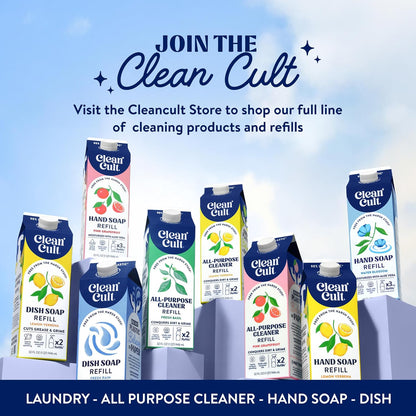 Cleancult_Liquid_Hand_Soap_Refill_-_Lemon_Verbena_-_Moisturizes_Dry_&_Sensitive_Skin_-_Made_with_Aloe_Vera_&_Essential_Oils_-_Eco_Friendly_-_Paper-Based_Packaging_-_32_oz/1_Pack