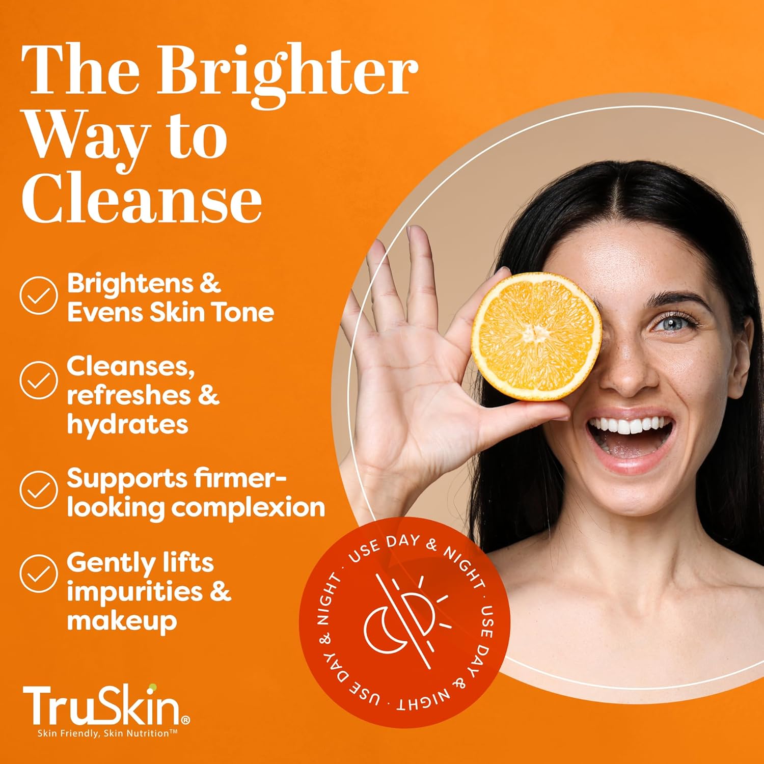 TruSkin_Vitamin_C_Face_Wash_Cleanser_-_Brightening_Facial_Cleanser_with_Vitamins_C_&_E,_Rosehip_Oil,_Aloe_Vera_&_MSM_-_Gently_Cleanses,_Refreshes_&_Supports_Radiant_Skin_-_4_fl_oz