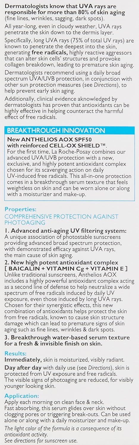 La_Roche-Posay_Anthelios_AOX_Daily_Antioxidant_Serum_with_SPF,_Face_Moisturizer_with_Sunscreen_and_Vitamin_C_&_E,_Oil_Free_Face_Sunscreen_for_Sensitive_Skin,_Moisturizing_Sun_Protection