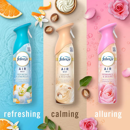 Febreze_Air_Mist,_Air_Freshener,_Odor_Fighting_Room_Spray,_Deodorizer_for_Home_Bathroom_Kitchen_Office_Apartment,_Soothe_&_Restore,_Refresh_&_Energize,_Romance_&_Desire_Variety_Pack,_8.1oz_(Pack_of_3)