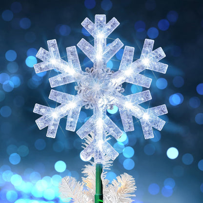 Dazzle_Bright_Snowflake_Christmas_Tree_Topper,_9_inch_Christmas_Tree_Topper_Ornament_with_15_White_LED_Lights,_Lighted_Tree_Topper_Christmas_Decorations_for_Xmas_Indoor_Holiday_Decor