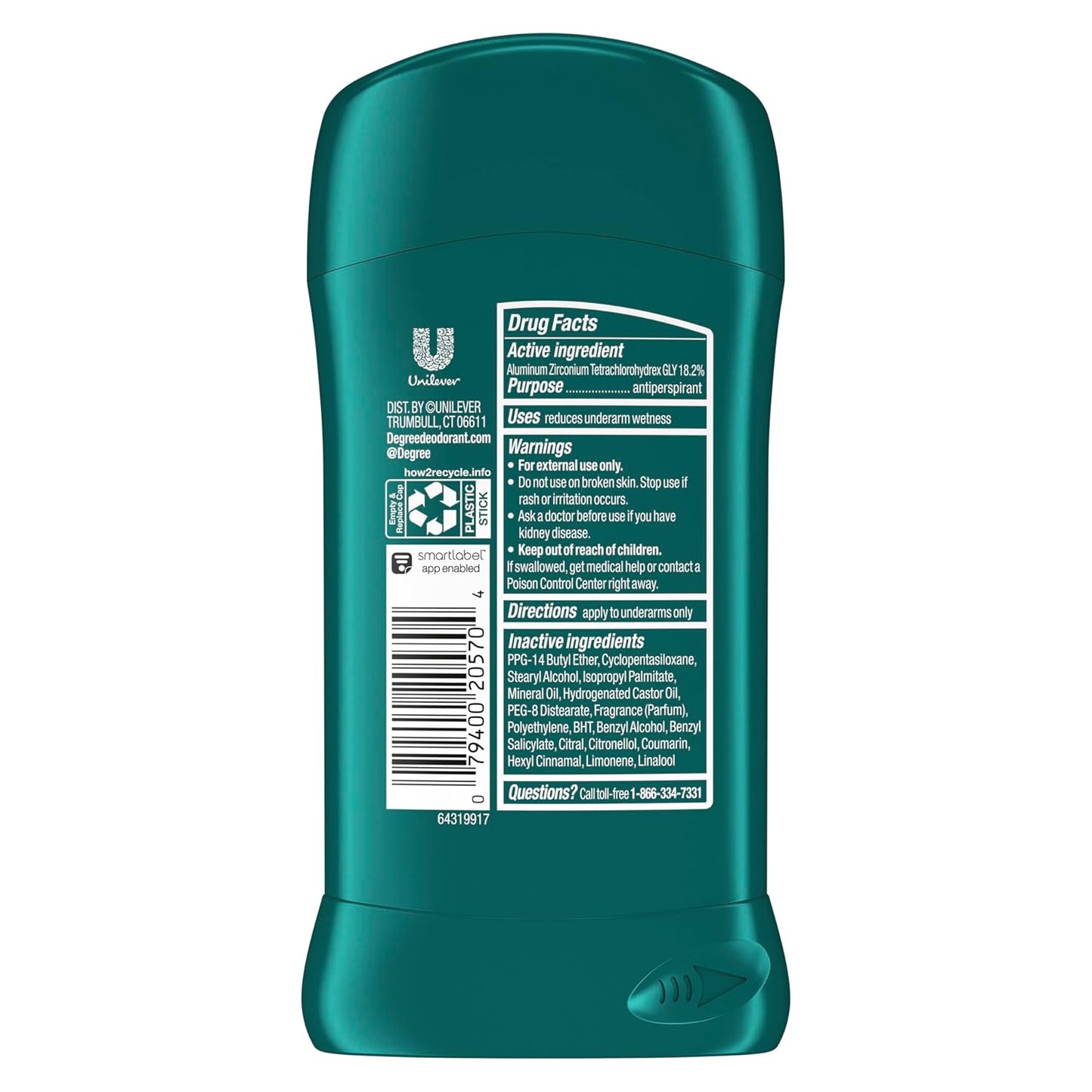 Degree_Men_Dry_Protection_Antiperspirant,_Cool_Comfort,_2.7_oz.,_Pack_of_6