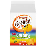 Pepperidge Farm Goldfish Flavor Blasted Xtra Cheddar Cheese Crackers 27.3 oz Carton Crunchy Baked Snack for Kids & Adults