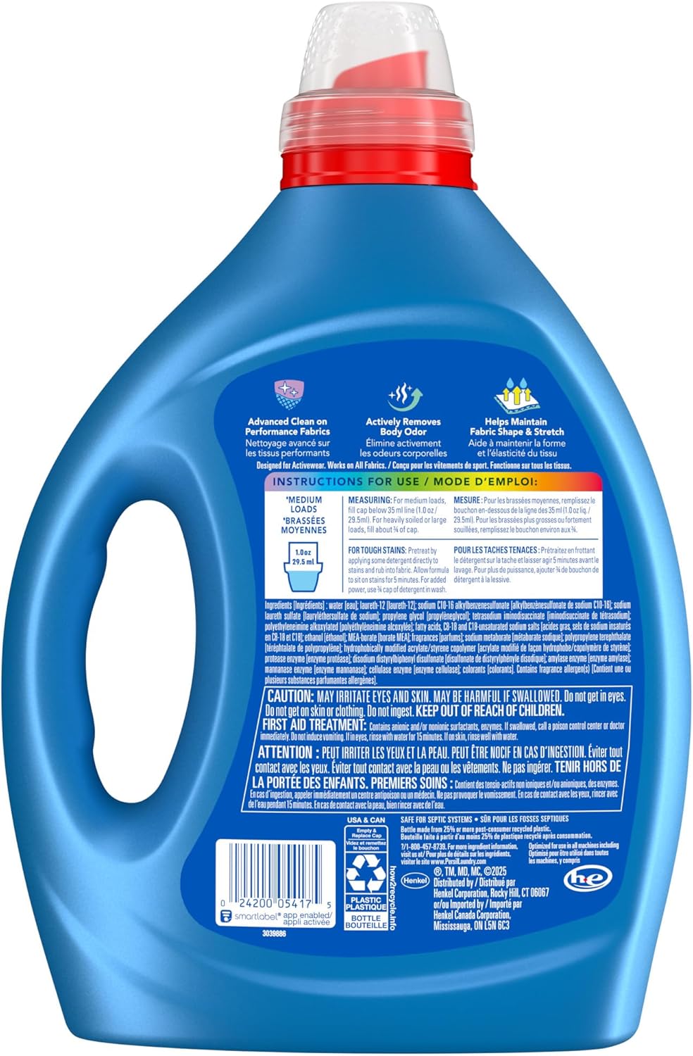 Persil_Activewear_Clean_Laundry_Detergent_Liquid,_82.5_Fl_Oz,_82_Loads,_Ultra_Concentrated_Laundry_Soap,_Helps_Fight_Stains_&_Odor,_HE_Safe