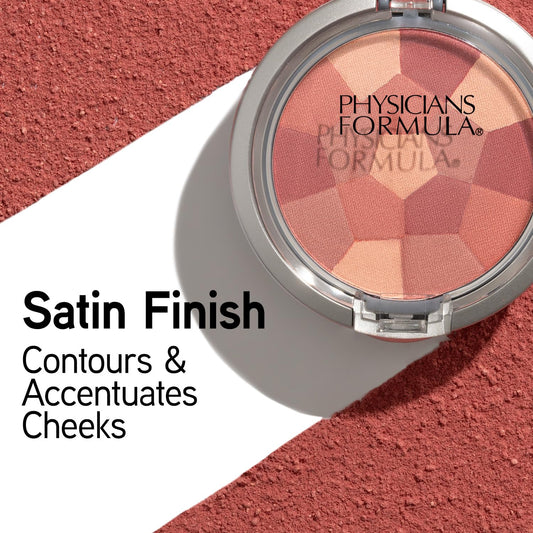 Physicians_Formula_Powder_Palette_Multi-Colored_Blush,_Silky_Smooth_Formula,_Hypoallergenic,_Blends_Easily_Without_Irritation_–_Blushing_Rose