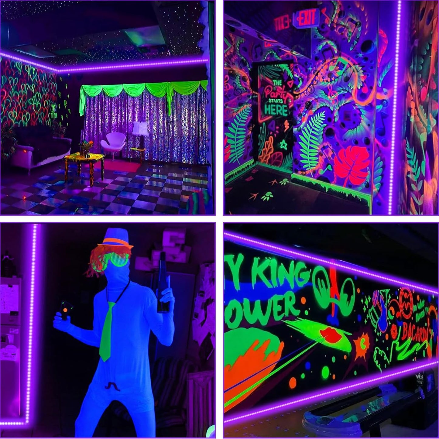 50_Ft/66FT_Black_Light_Strip_&_Remote,_900LEDs,_Dimmable_12V_Flexible_Black_Lights_for_Glow_Party,_Bedroom,_Hallween,_Fluorescent_Tapestry_Poster,_3_Light_Modes,_Non-Waterproof