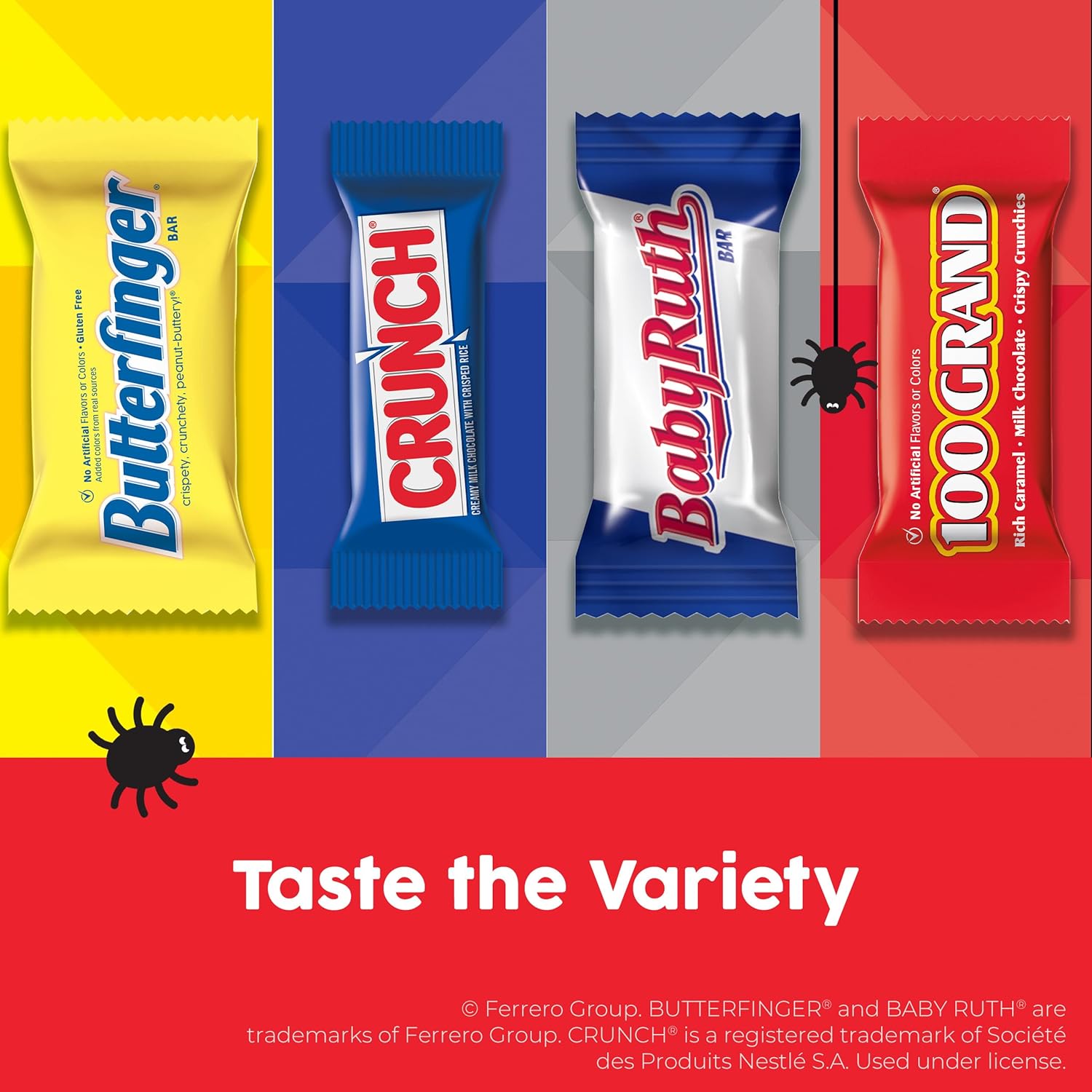 Butterfinger,_CRUNCH,_Baby_Ruth,_100_Grand_Fun_Size_Assorted_Candy_Bars,_Great_for_Sharing,_Bulk_40_Count_Pack,_20.7_oz