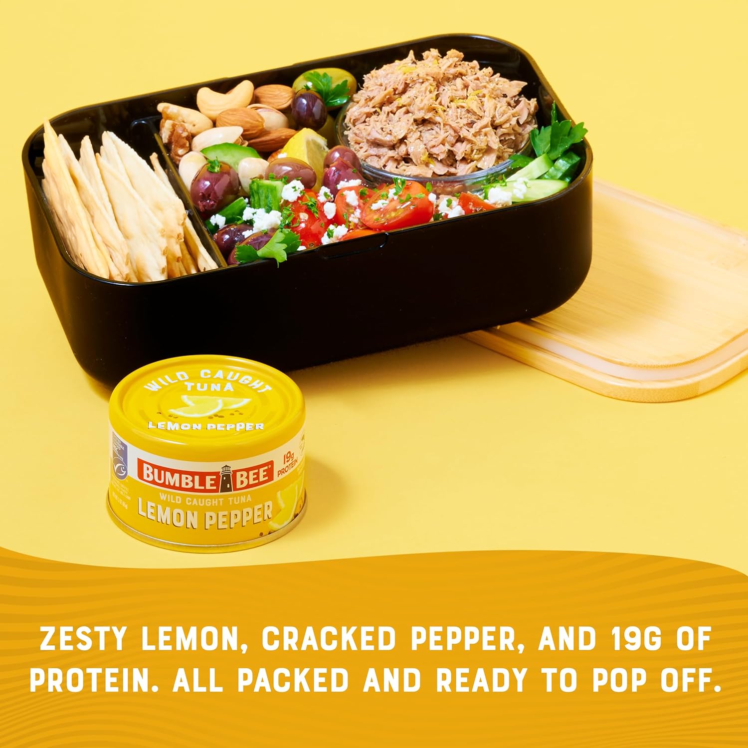 Bumble_Bee_Snackers_Lemon_Pepper_-_19g_Protein_per_Serving_-_No_Draining,_Ready_to_Eat_-_Wild_Caught_Skipjack_Chunk_Light_Tuna_for_Snack,_Salad,_Korean_Tuna_Bowl_-_3_oz_Easy_Open_Can_(Pack_of_1)
