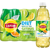 Lipton Green Tea Citrus, 16.9 Fl Oz Bottles (Pack of 12)