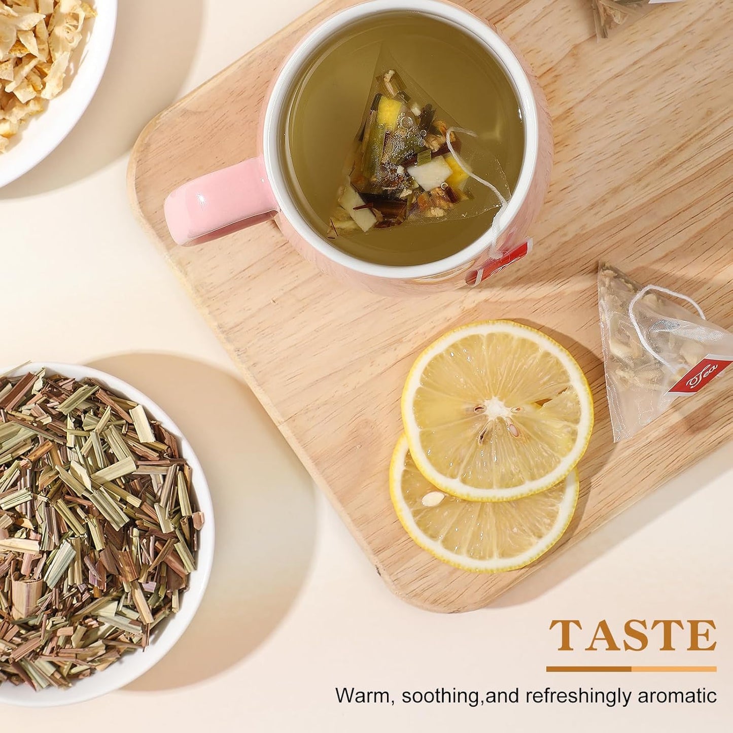 FullChea_-_Lemon_Ginger_Tea_Bags,_50_Teabags_-_Pleasantly_Spicy_&_Warming_-_Non-GMO_-_Caffeine-free_-_Support_Healthy_Digestion_&_Boost_Immunity