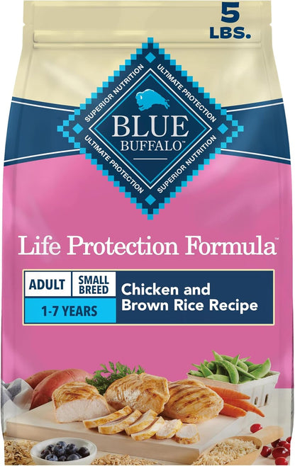 Blue_Buffalo_Life_Protection_Formula_Chicken_&_Brown_Rice_Small_Breed_Adult_Dry_Dog_Food,_Supports_Immunity_with_Antioxidant-Rich_LifeSource_Bits,_Promotes_Healthy_Muscles,_Skin_&_Coat_Health,_5_lbs.