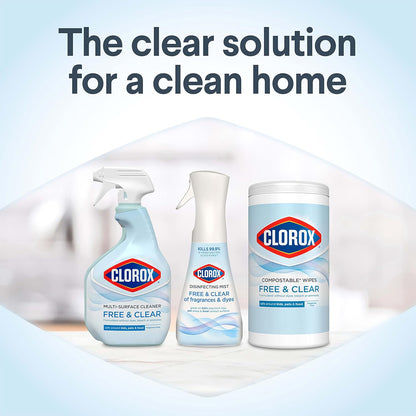 Clorox_Free_&_Clear_Multi_Surface_Cleaner,_Spray_Bottle,_Fragrance_Free,_32_Fluid_Ounces,_Pack_of_3