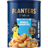 Planters Lightly Salted Deluxe Whole Cashews - 1lb 2.25oz Canister Snack Nut Protein