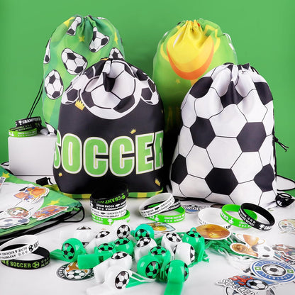 Miucat_98Pcs_Soccer_Party_Favors,_Soccer_Goodie_Bags_with_Silicone_Bracelet_Soccer_Whistles_Stickers_Drawstring_Bags_Gift_Snack_Bag_for_Soccer_Party_Decorations_Party_Supplies