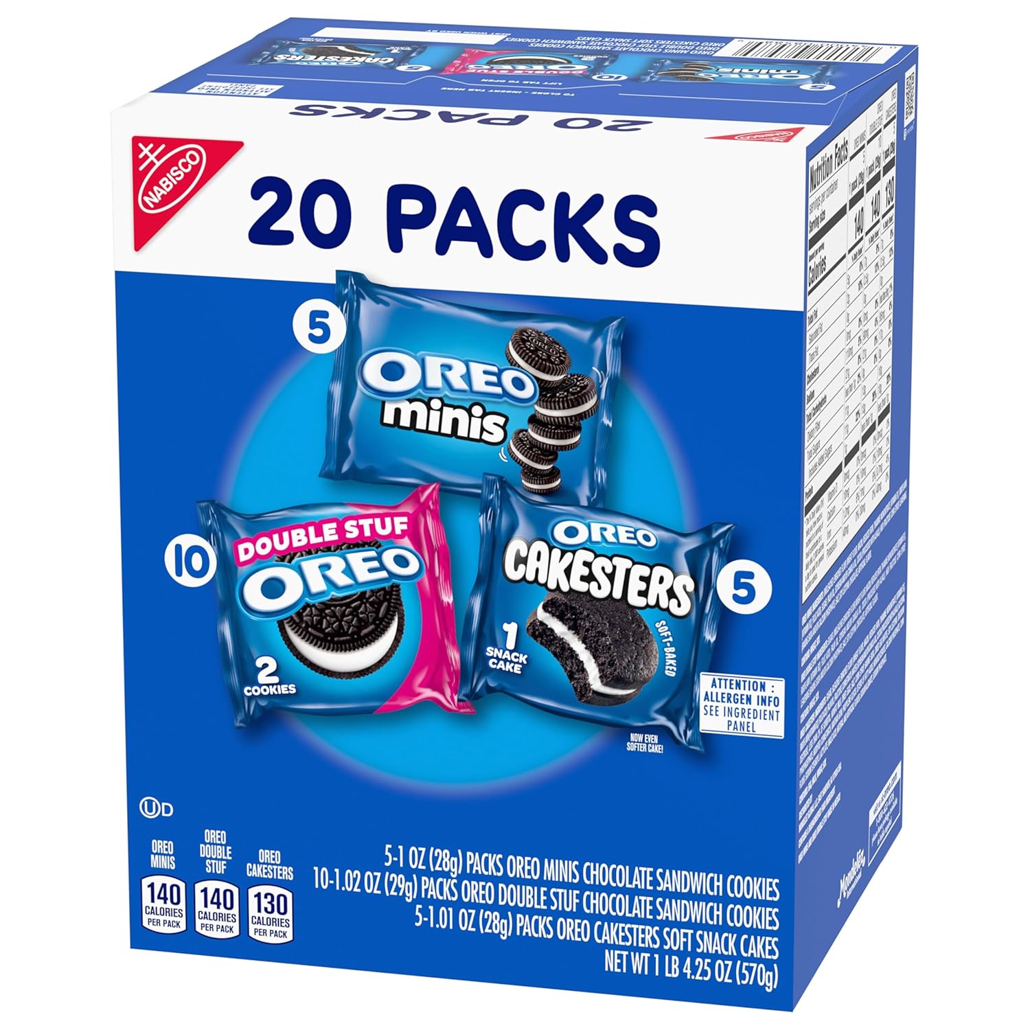 OREO_Lovers_Variety_Pack,_OREO_Minis_and_Double_Stuf_Chocolate_Sandwich_Cookies,_OREO_Cakesters_Soft_Snack_Cakes,_20_Snack_Packs