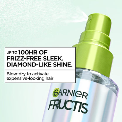 Garnier_Fructis_Diamond_Sleek_Hair_Shine_Spray,_Frizz_Control_and_Heat_Protectant_for_Frizzy,_Dry_Hair,_Formulated_with_Vegan_Keratin_Smoothing_Complex_and_Argan_Oil,_4.6_Fl_Oz