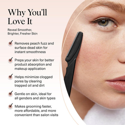 Kitsch_Dermaplane_Razor_for_Women_Face_–_Face_Razors_for_Women_&_Men,_Eye_Brow_Razors_&_Face_Shaver_–_Exfoliating_Facial_Razor_&_Dermaplaner_as_Skin_Care_Tool_for_Smoother_Skin_-_Black,_6_pcs