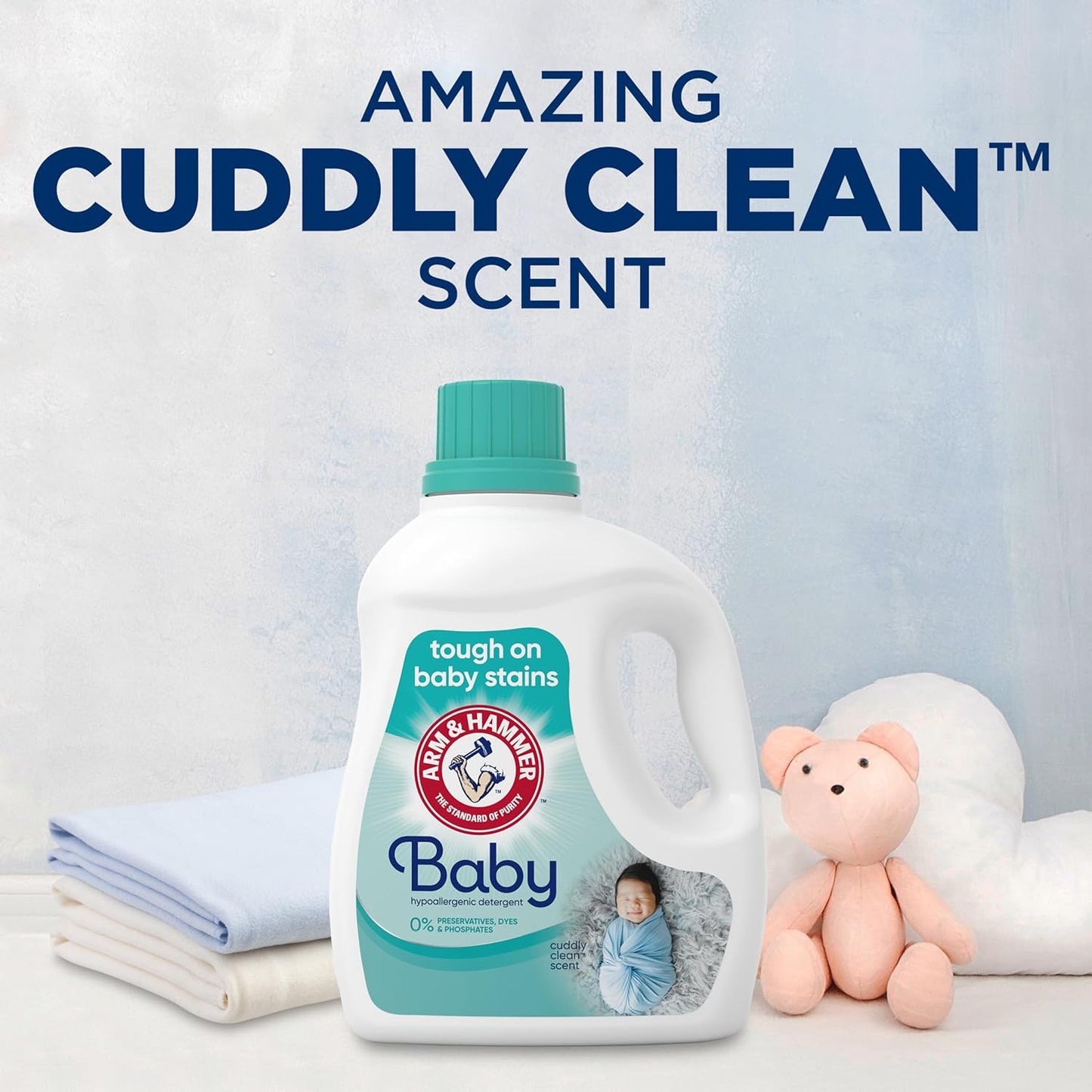 ARM_&_HAMMER_Baby,_77_Loads_Hypoallergenic_Liquid_Laundry_Detergent,_100.5_fl_oz