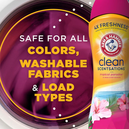 ARM_&_HAMMER_Clean_Scentsations_In-Wash_Scent_Booster,_Laundry_Scent_Booster_Tropical_Paradise_scent,_45_Oz