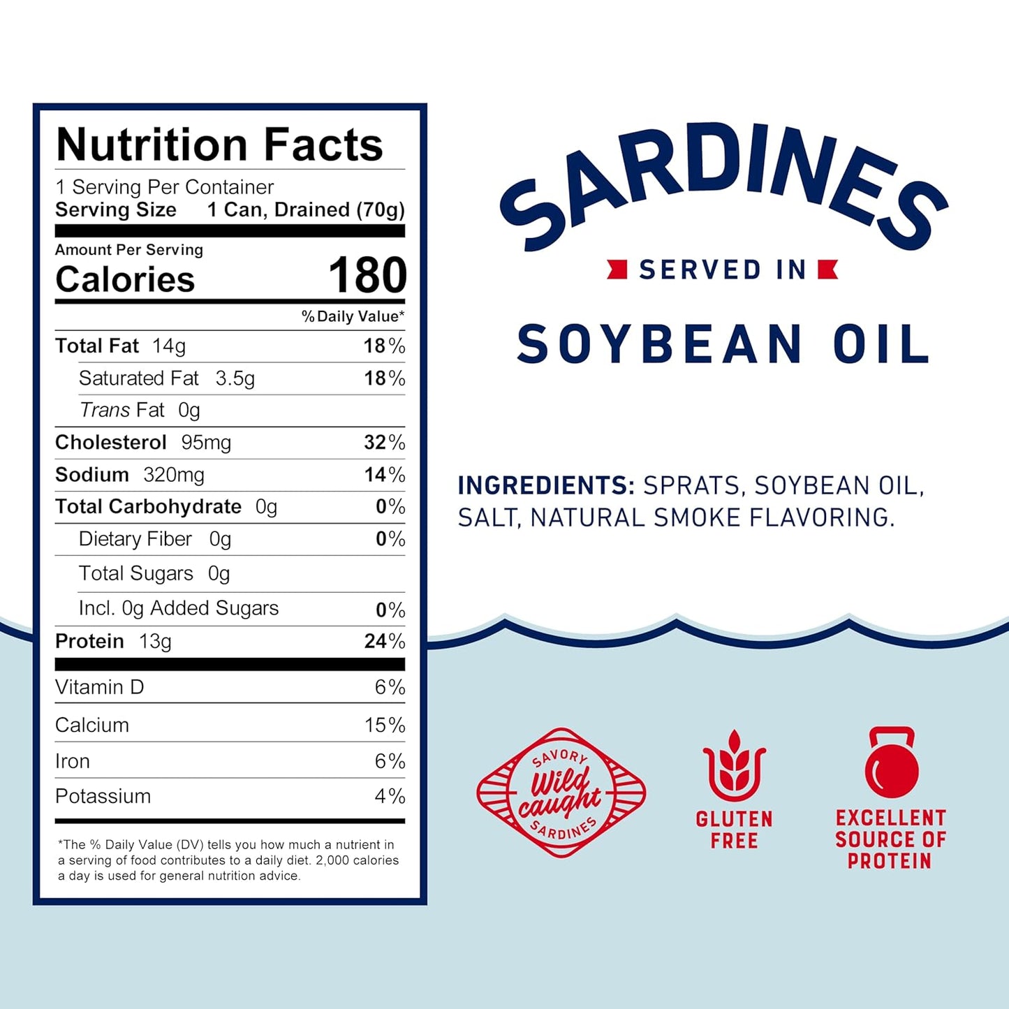 Beach_Cliff_Wild_Caught_Sardines_in_Soybean_Oil,_3.75_oz_Can_(Pack_of_12)_-_13g_Protein_per_Serving_-_Gluten_Free,_Keto_Friendly_-_Great_for_Pasta_&_Seafood_Recipes