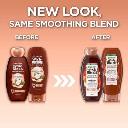 Garnier_Whole_Blends_Coconut_Oil_&_Cocoa_Butter_Smoothing_Shampoo_and_Conditioner_Set_for_Frizzy_Hair,_22_Fl_Oz_(2_Items),_1_Kit_(Packaging_May_Vary)