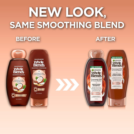 Garnier_Whole_Blends_Coconut_Oil_&_Cocoa_Butter_Smoothing_Shampoo_and_Conditioner_Set_for_Frizzy_Hair,_22_Fl_Oz_(2_Items),_1_Kit_(Packaging_May_Vary)
