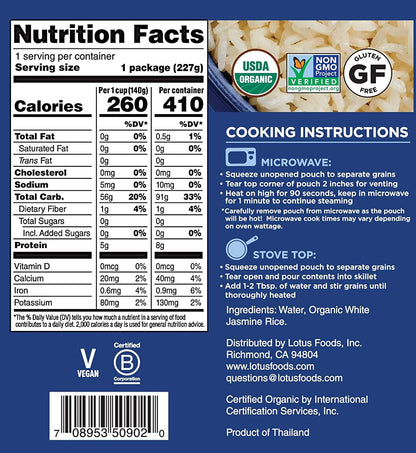 Lotus_Foods,_Organic_White_Jasmine_Rice,_8_Ounce