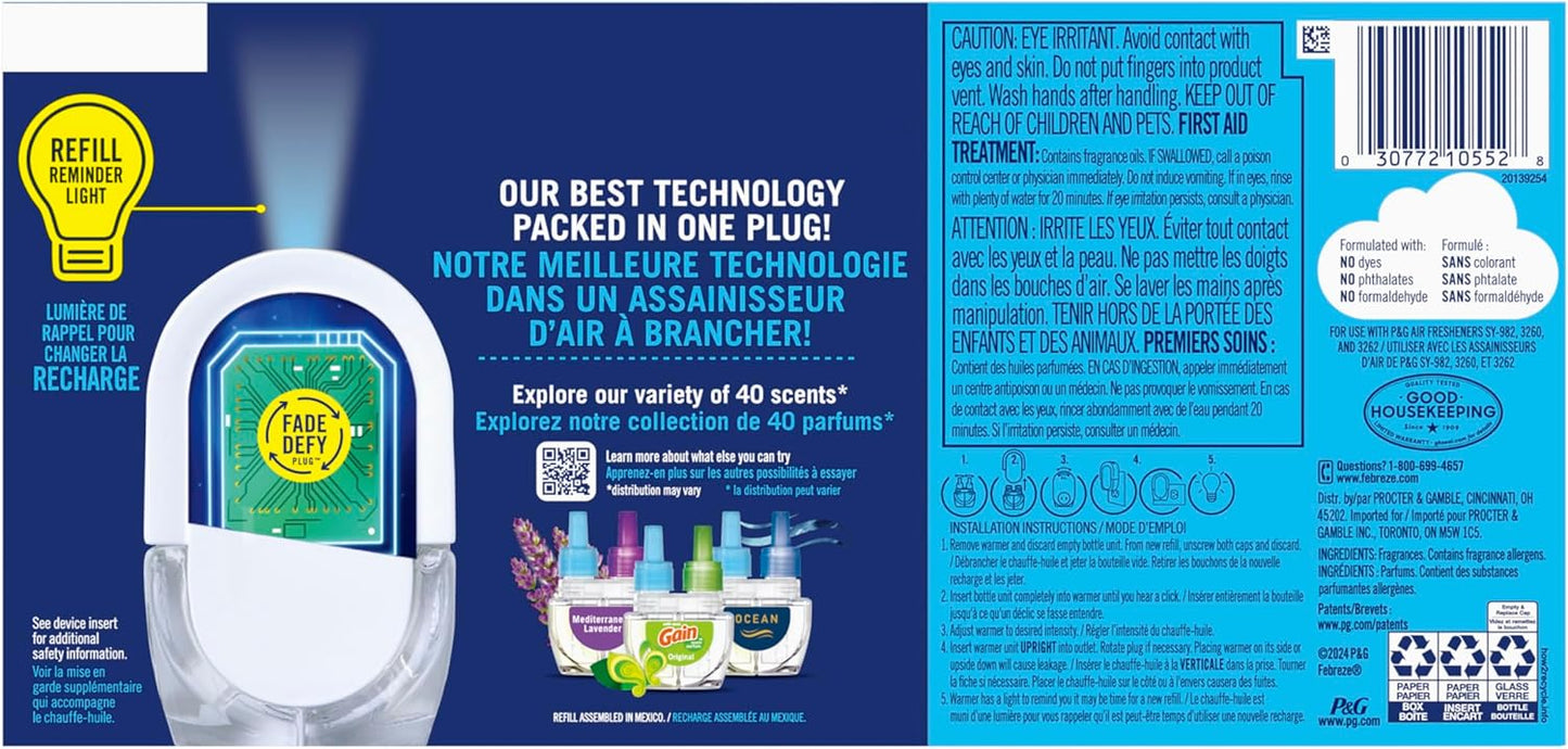 Febreze_Plug_In_Air_Freshener,_Odor-Fighting_Scented_Oil_Refill,_Linen_&_Sky_Scent,_4_Refills