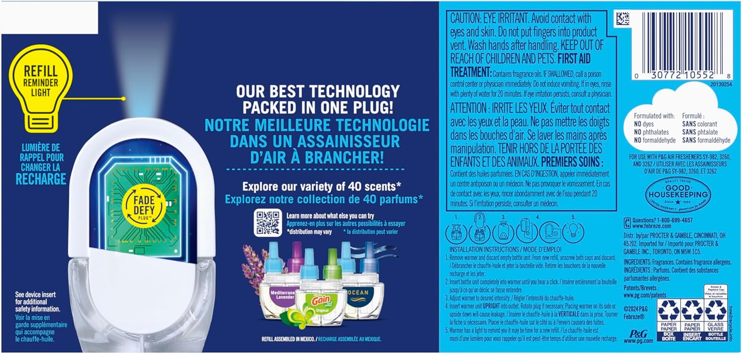 Febreze_Plug_In_Air_Freshener,_Odor-Fighting_Scented_Oil_Refill,_Linen_&_Sky_Scent,_4_Refills