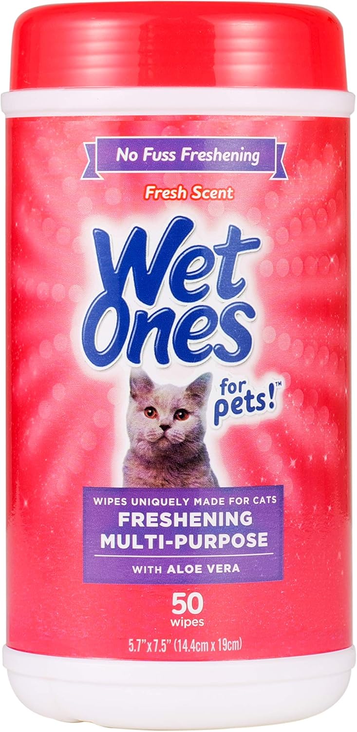 Wet_Ones_for_Cats_Freshening_Wipes,_Multi-Purpose_Cat_Grooming_Wipes_with_Aloe_Vera,_Helps_Remove_Dirt,_Odor,_and_Dander_Between_Baths,_Fresh_Scent,_50_Count