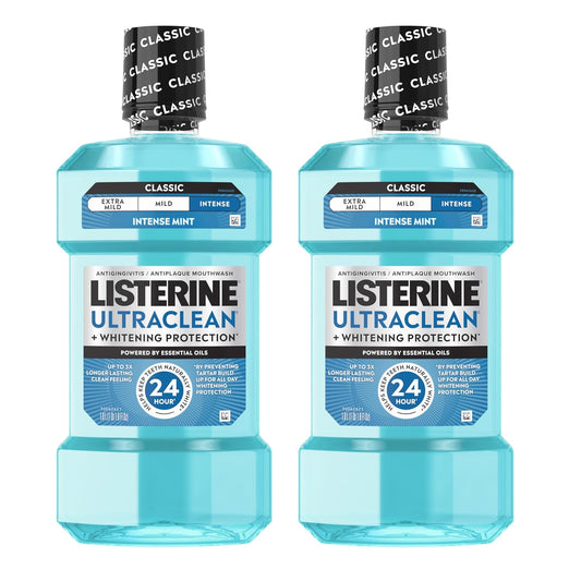 Listerine_Ultraclean_Intense_Antiseptic_Mouthwash_+_Whitening_Protection*,_Everfresh_Technology_to_Help_Fight_Bad_Breath,_Gingivitis,_&_Plaque,_Tartar_Control_Oral_Rinse,_Intense_Mint,_1L,_Pack_of_2