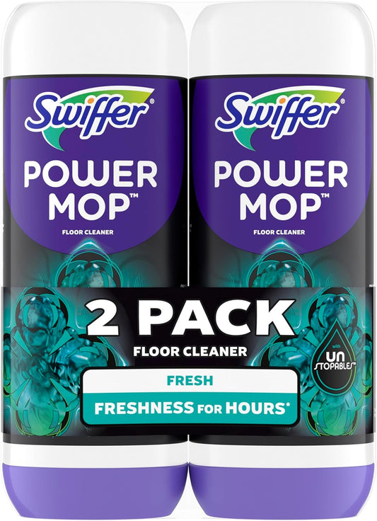 Swiffer_PowerMop_Floor_Cleaning_Solution_with_Unstopables_Fresh_Scent,_PowerMop_Refills,_Floor_Cleaner_for_Mopping,_25.3_fl_oz,_2_Pack