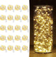 [20 Pack] 7 Feet 20 LED - Warm White