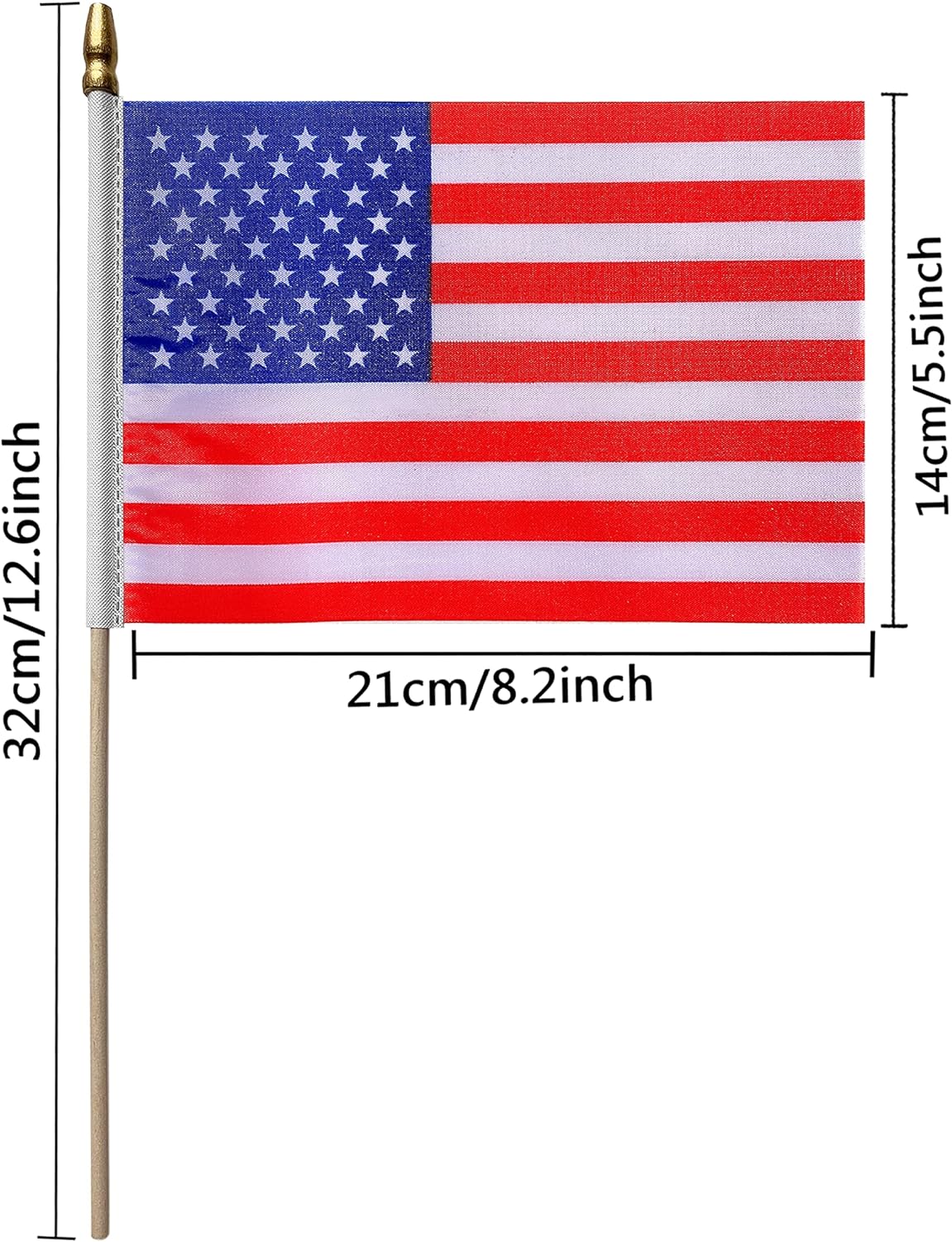 100_Countries_International_World_Flags_on_Wooden_Stick_Small_Mini_Hand_Held_Flags_for_Sports_Events,International_Festival,5x8_Inch