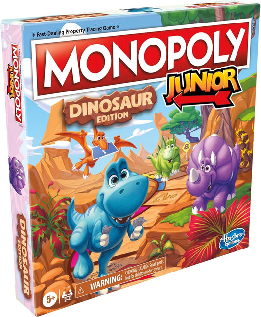 Hasbro_Gaming_Monopoly_Junior_Dinosaur_Edition_Game_|_Kids_Board_Games_with_Dino-Themed_Toy_Tokens_|_2-4_Players_for_Boys_&_Girls_|_Ages_5+_(Amazon_Exclusive)