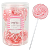 Rainbow Lollipops, 24 Pack, Swirl Lollipops, Individually Wrapped Lollipops, Carnival Lollipops Fruit Flavors, The Hampton Popcorn & Candy Company