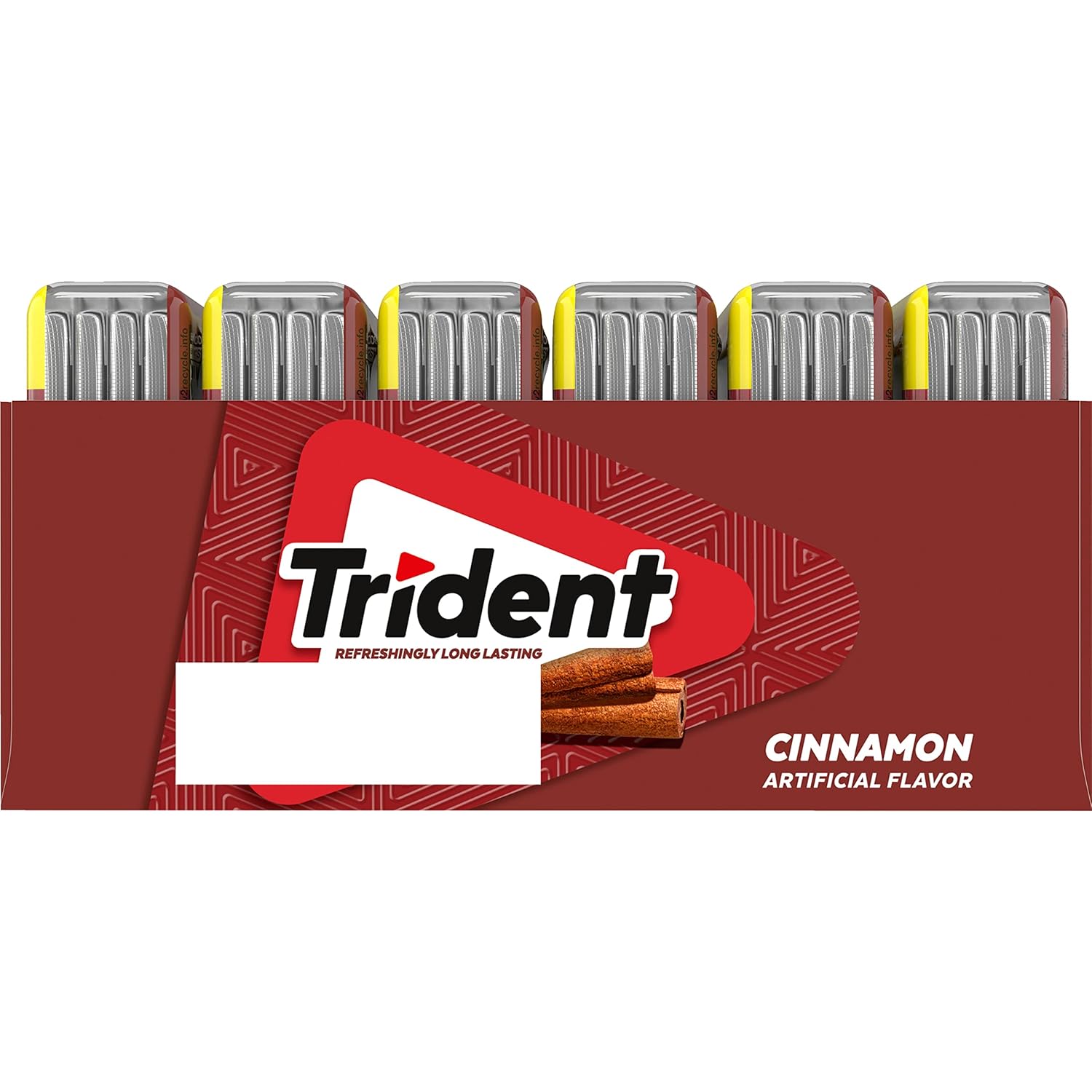 Trident_Cinnamon_Sugar_Free_Chewing_Gum,_6_Pocket_Packs_of_28_Pieces_(168_Total_Pieces)