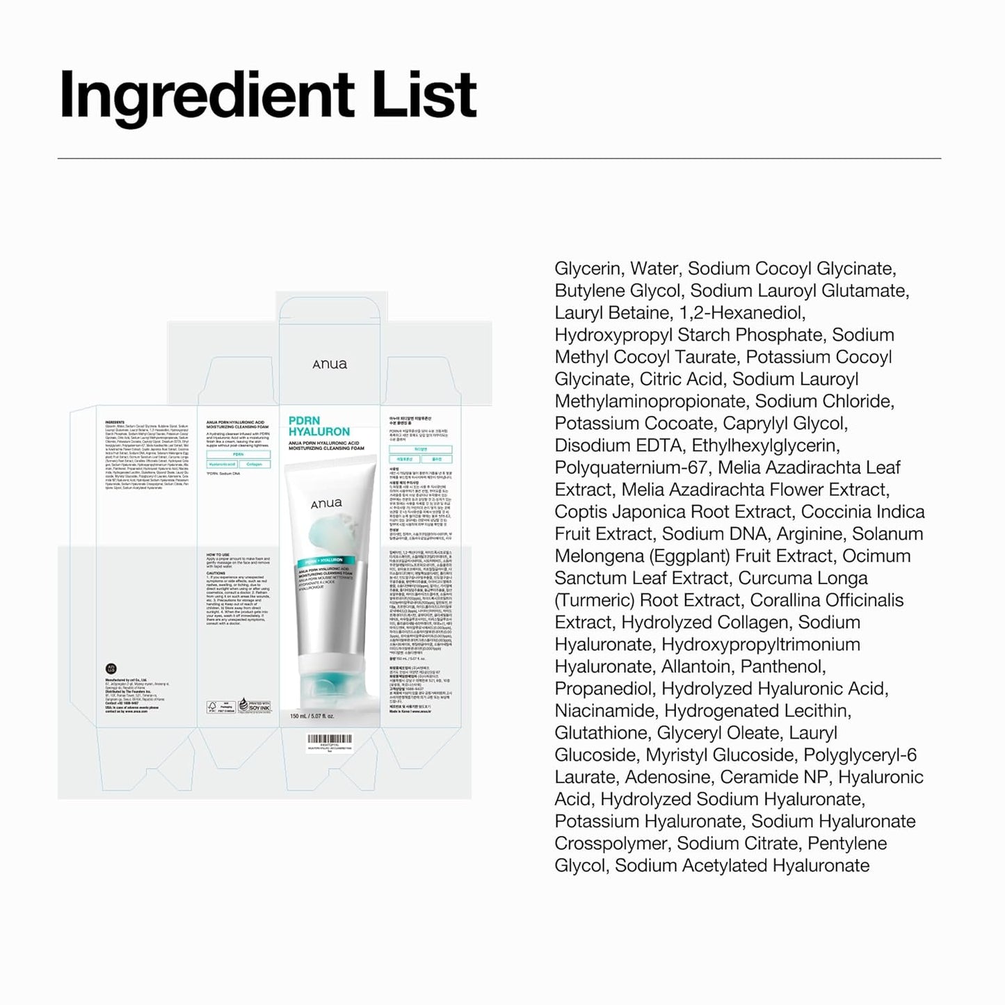 Anua_PDRN_Hyaluronic_Acid_Moisturizing_Cleansing_Foam,_Daily_Gentle_Face_Wash_for_Dry_Skin,_Salmon_DNA_Hydrating_&_Soft_Facial_Cleanser,_Barrier_Repair_&_Glow_Glass_Skin,_Korean_Skincare,_5.07_fl_oz.