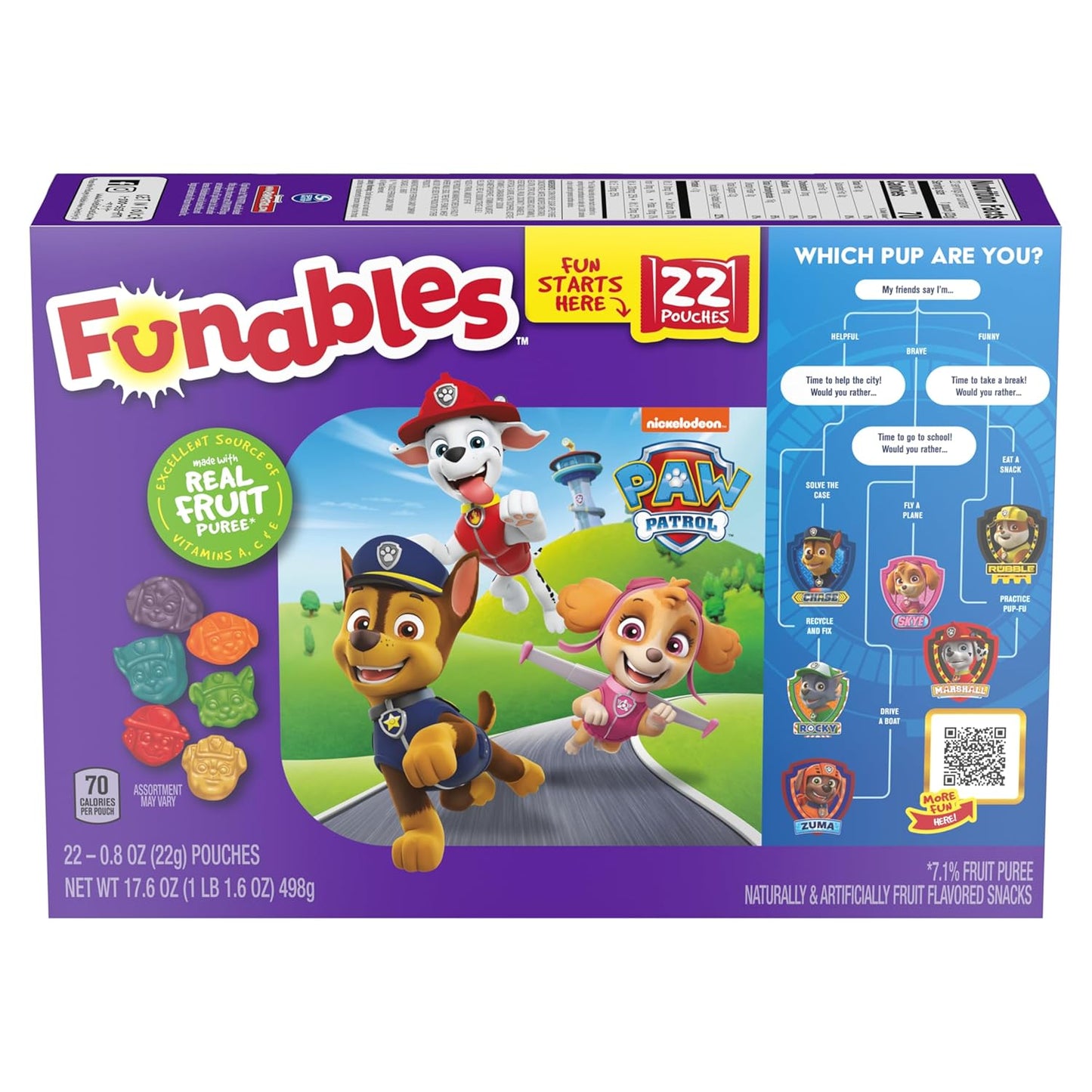 Funables_Fruity_Snacks,_PAW_Patrol,_Assorted_Fruit,_Flavored_Snacks,_0.8_oz_22_ct