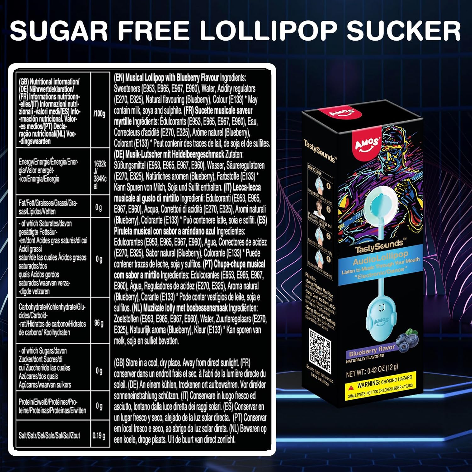 Amos_Music_Lollipop_Candy,_Audio_Singing_Lollipop,_Individually_Wrapped_Natural_Blueberry_Flavor_(1_Pack)