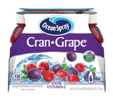 Ocean Spray Cran-Grape Juice Drink, 10 Ounce Bottle (Pack of 6)