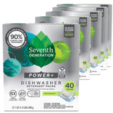 Seventh Generation Power Plus Dishwasher Detergent Packs Fresh Citrus scent for sparkling dishes Dishwasher tabs