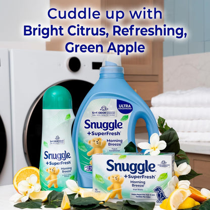 Snuggle_SuperFresh_Fabric_Softener_Liquid,_Ultra_Concentrated,_78.8_Oz,_150_Medium_Loads,_Morning_Breeze_Fabric_Conditioner,_Lasting_Scent,_Fights_Stubborn_Odors,_Softens,_Reduces_Static_&_Wrinkles