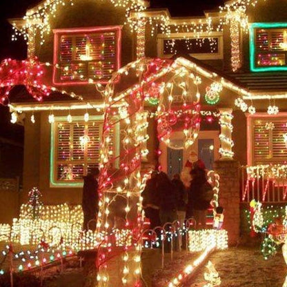 FUNPENY_164FT_500_LED_Christmas_Indoor_Outdoor_Decorative_String_Lights,_8_Modes_Waterproof_Green_Wire_LED_Fairy_Light_for_Christmas_Party_Wedding_Garden_Home_Decoration_(Warm_White)