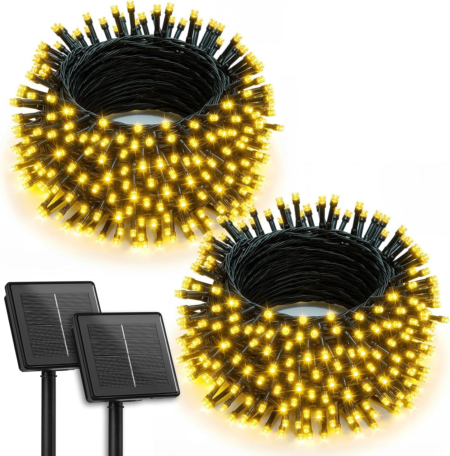 Brightown_2_Pack_Solar_Christmas_String_Lights_Outdoor,_Total_144Ft_400_LED_Twinkle_Fairy_Lights_Waterproof_with_8_Modes_Auto_On/Off_for_Patio_Tree_Garden_Party_Home_Wedding_Decorations_(Warm_White)
