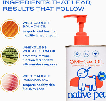 Native_Pet_Omega_3_Fish_Oil_for_Dogs_&_Cats_–_Wild_Alaskan_Salmon_Oil_for_Dogs_Skin_and_Coat,_Supports_Joints,_Heart_&_Shedding_–_Fast-Absorbing_Omega_3_6_9_Liquid_Supplement_–_8oz