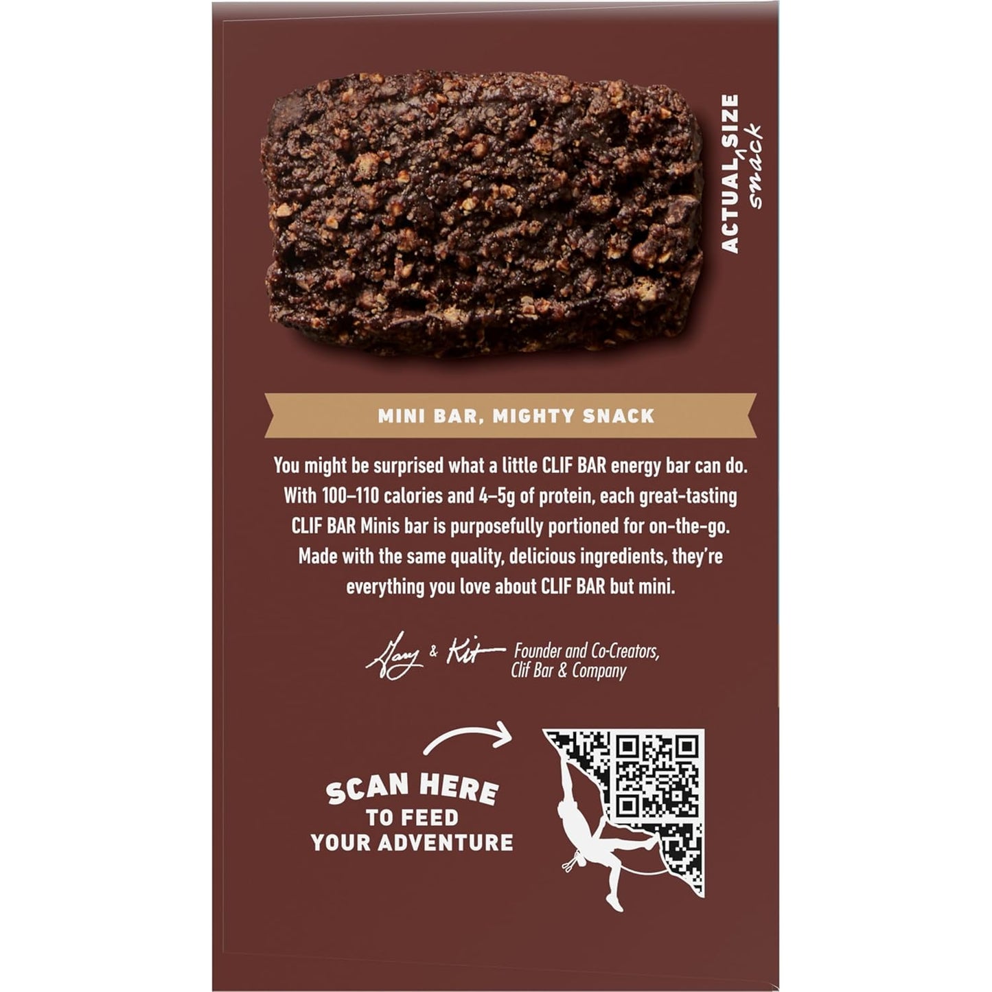 CLIF_BAR_Minis_-_Chocolate_Brownie_Flavor_-_Made_with_Organic_Oats_-_4g_Protein_-_Non-GMO_-_Plant_Based_-_Snack-Size_Energy_Bars_-_0.99_oz._(20_Pack)