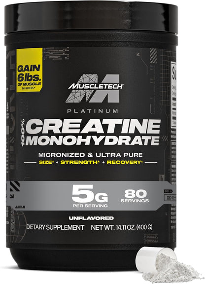 MuscleTech_Creatine_Monohydrate_Powder,_Platinum_Pure_-_Unflavored_Micronized_Creatine_for_Men_&_Women_-_Workout_Supplements_for_Performance,_Muscle_Recovery_&_Builder-(80_Servings)_Packaging_May_Vary