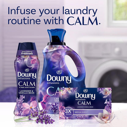 Downy_CALM,_Mega_Dryer_Sheets,_Laundry_Fabric_Softener,_Lavender_and_Vanilla_Bean,_130_Count